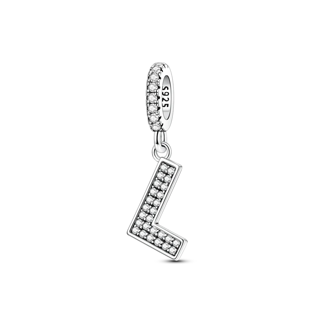 Charm Colgante Letra Zirconia