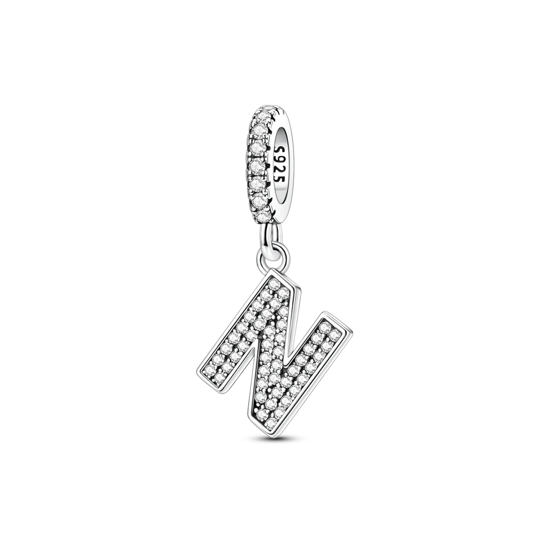 Charm Colgante Letra Zirconia