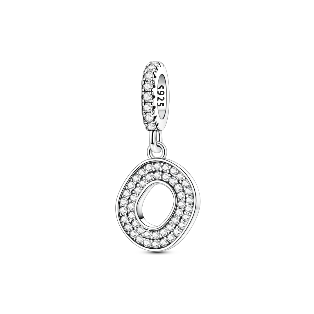 Charm Colgante Letra Zirconia