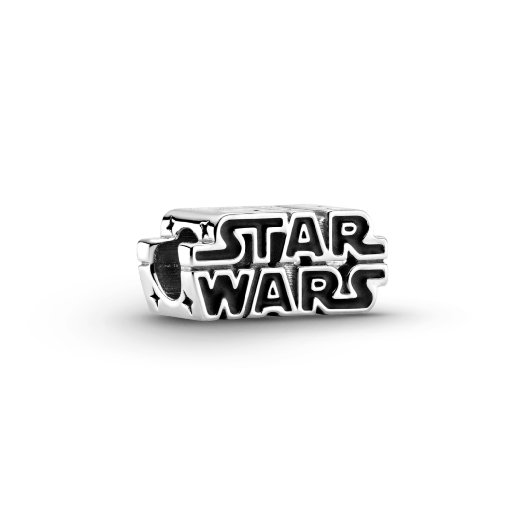 Charm Logo Star Wars Plateado