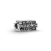 Charm Logo Star Wars Plateado