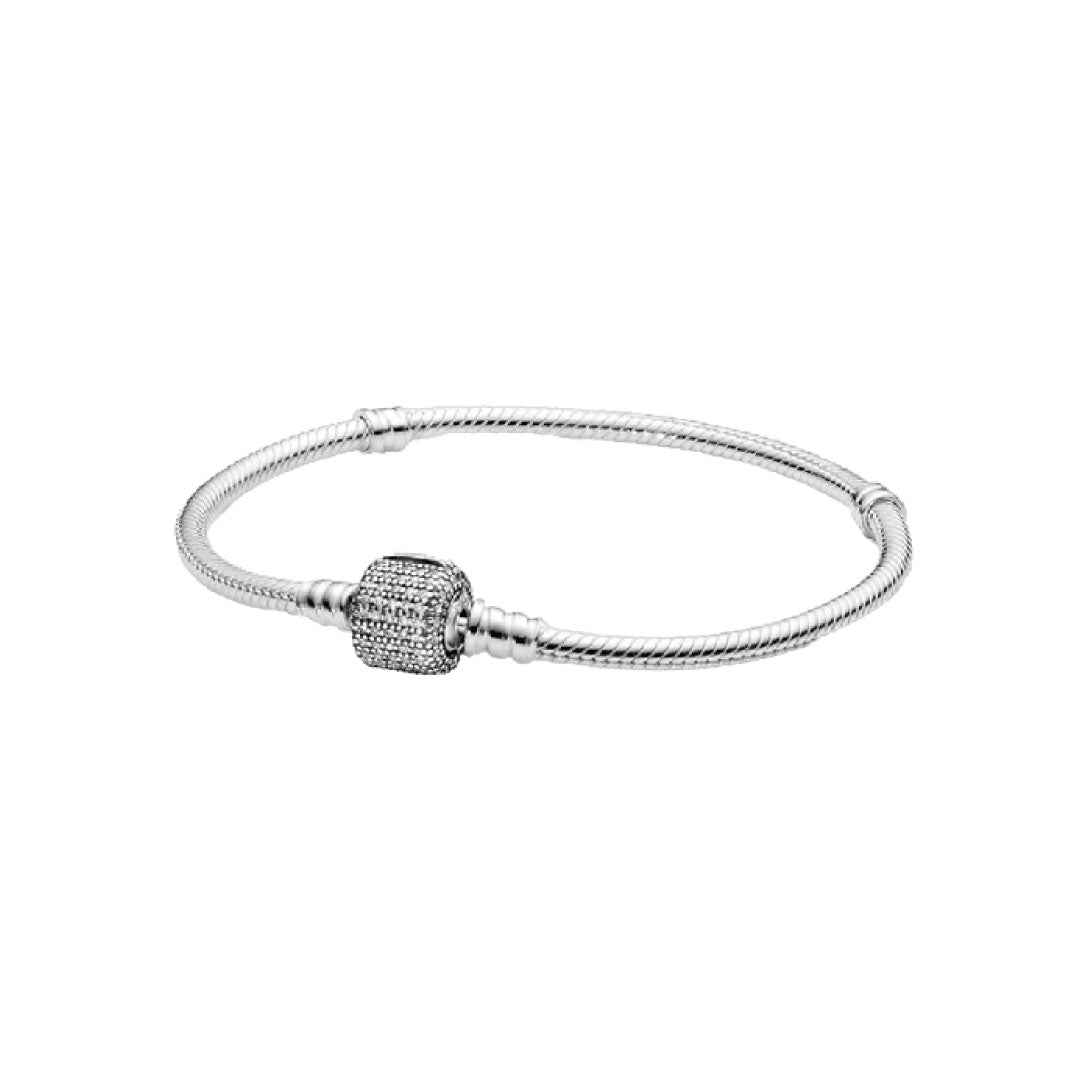 Pulsera Clásica Cuadrada Brillos