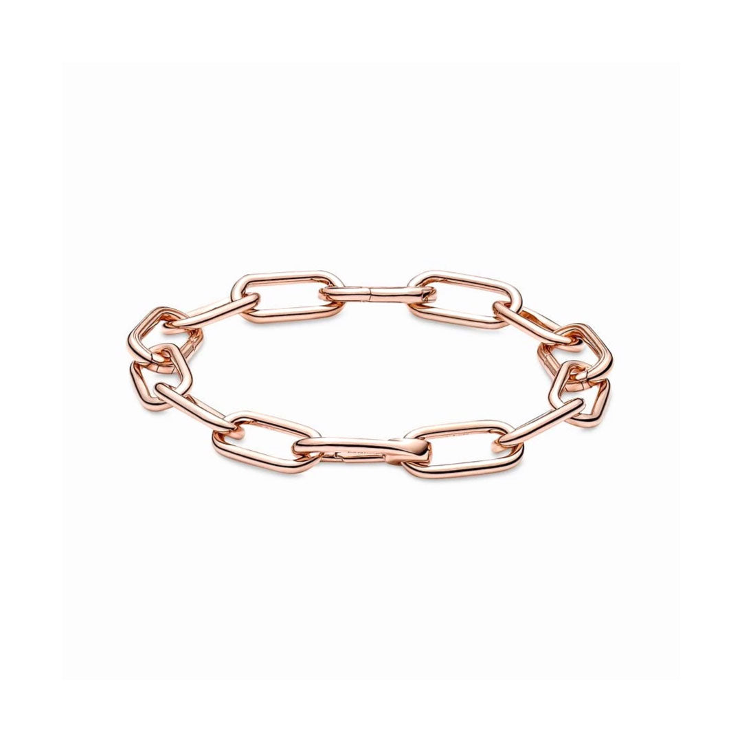 Pulsera Moments Eslabones Cierre Rosa