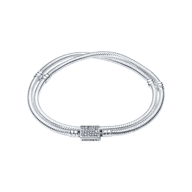 Pulsera Doble con Brillos