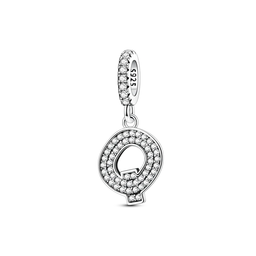 Charm Colgante Letra Zirconia