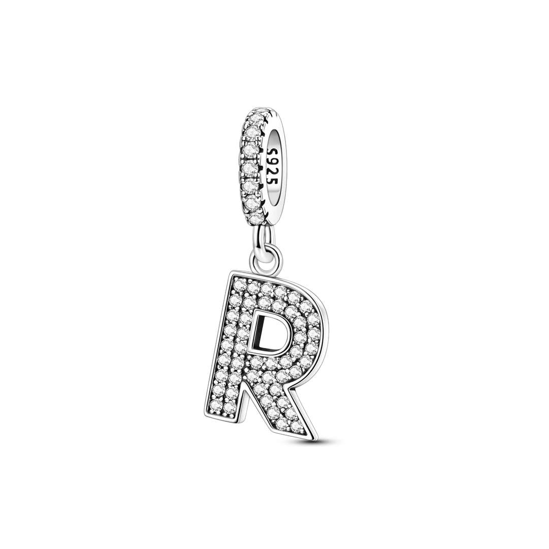 Charm Colgante Letra Zirconia