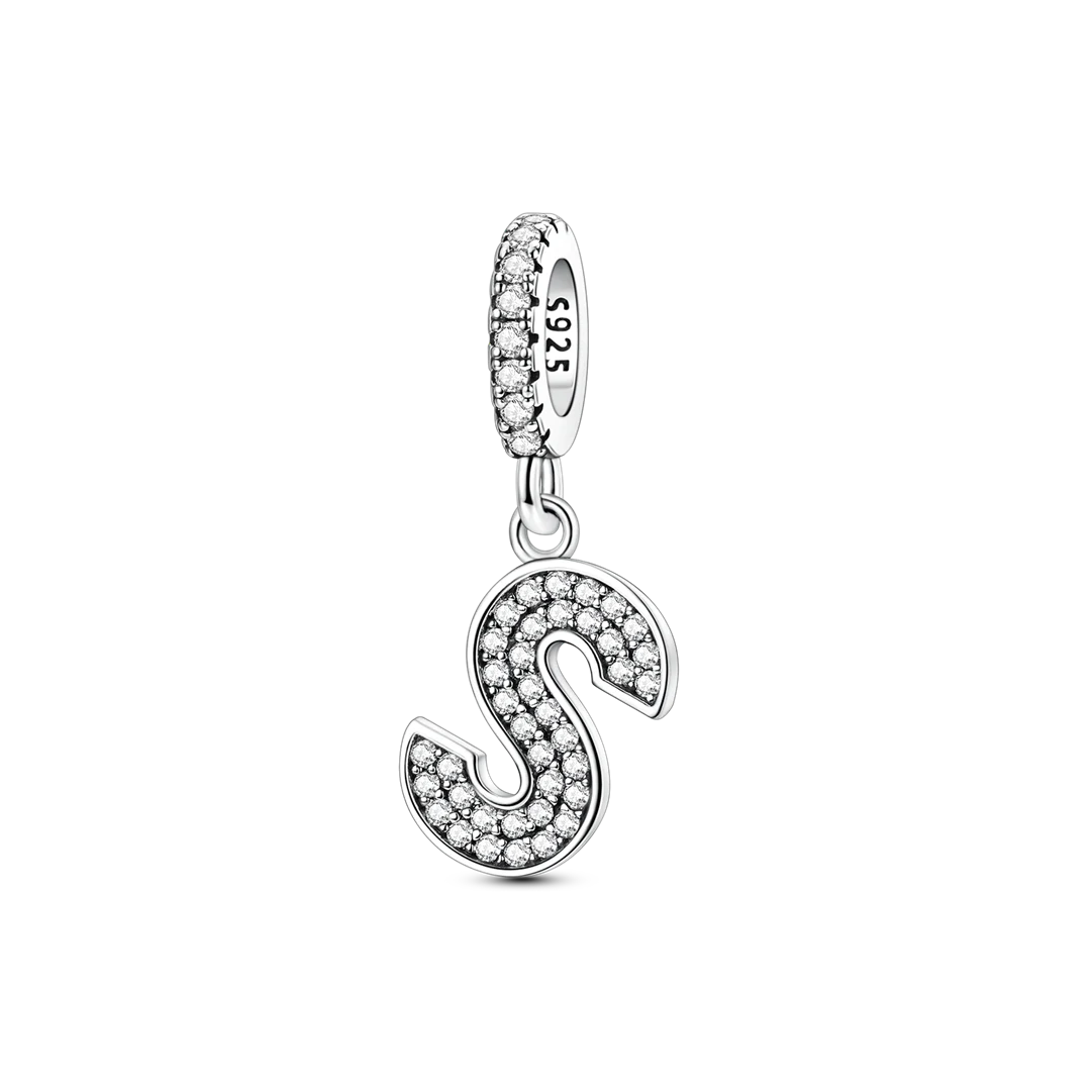 Charm Colgante Letra Zirconia