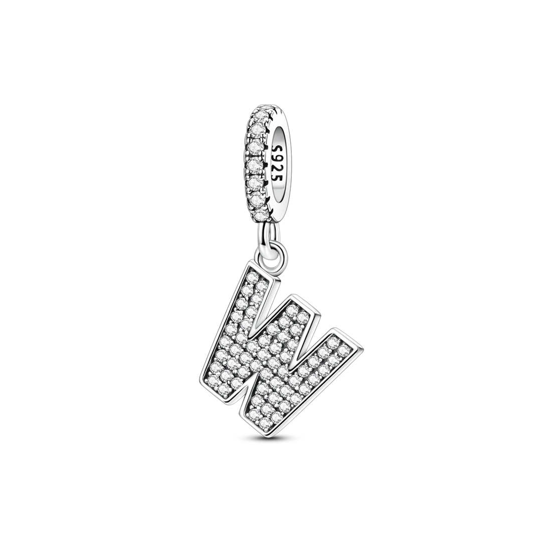 Charm Colgante Letra Zirconia