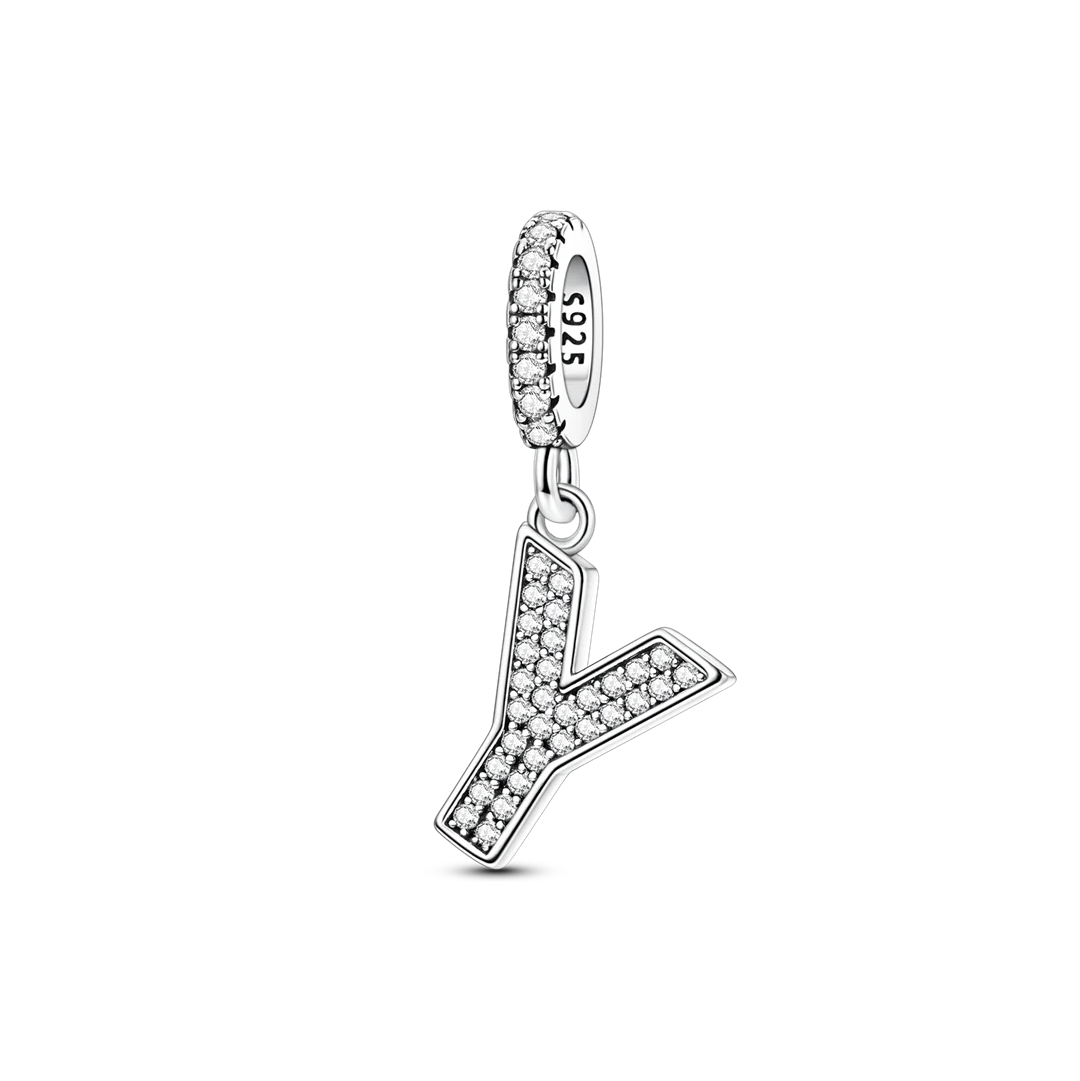 Charm Colgante Letra Zirconia
