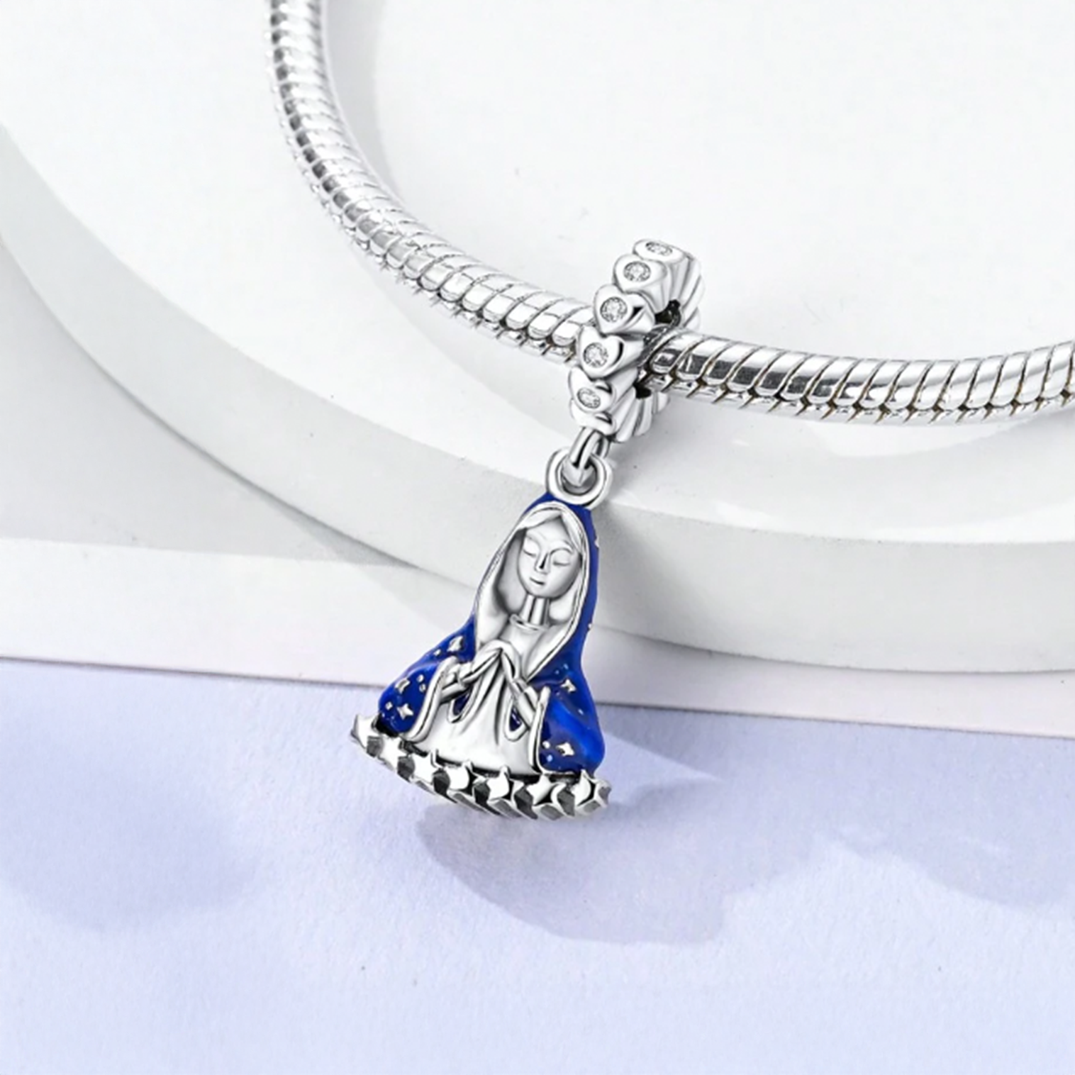 Charm Virgen Azul