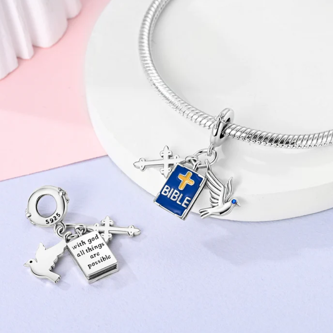 Charm Biblia Azul