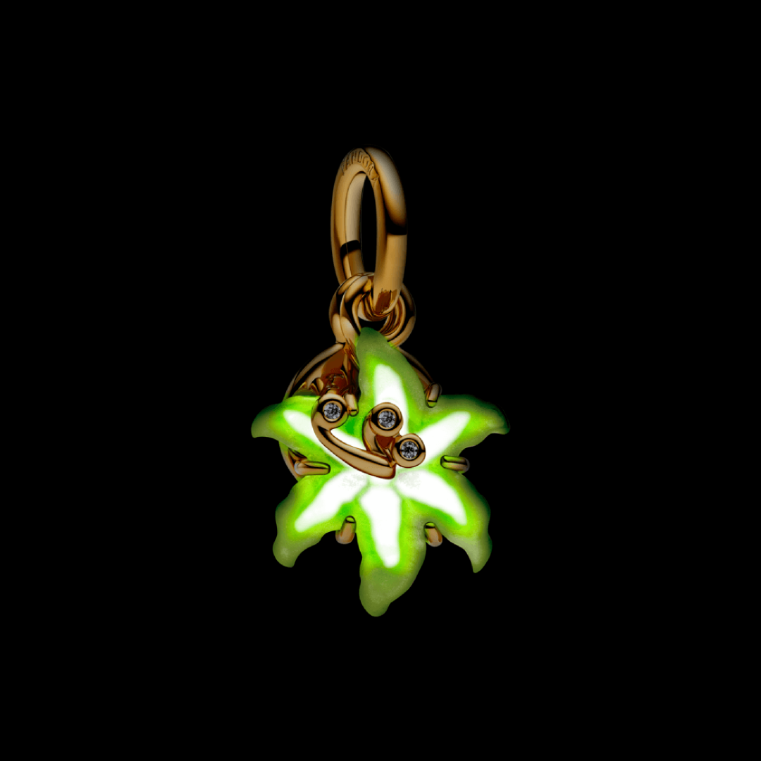 Charm Flor Enredados Fosforescente