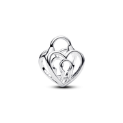 Charm Corazón Candado Mini