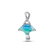 Charm Mantarraya Azul