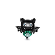 Charm Murcielago Negro Zirconia