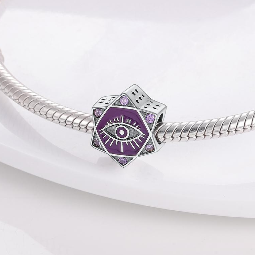 Charm Ojo Turco Estrella Morada