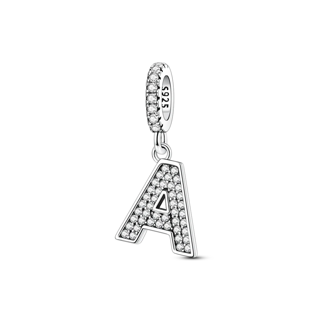 Charm Colgante Letra Zirconia