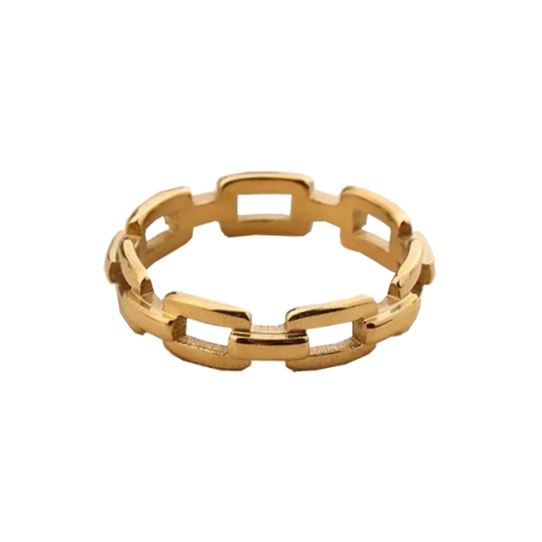 Anillo Cadena Dorado